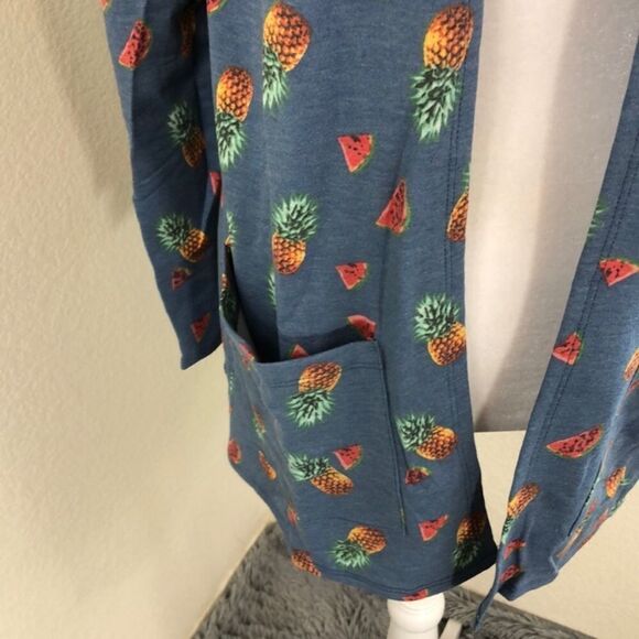 Amelia James Mystic Pineapple Hooded Cardigan Size 3XL NWT - Picture 3 of 9